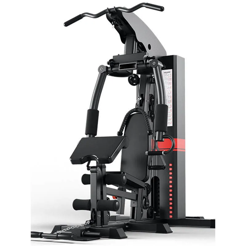 Multi Functional 73kg Weight Stack Single Station Home Gym Fitness Equipment