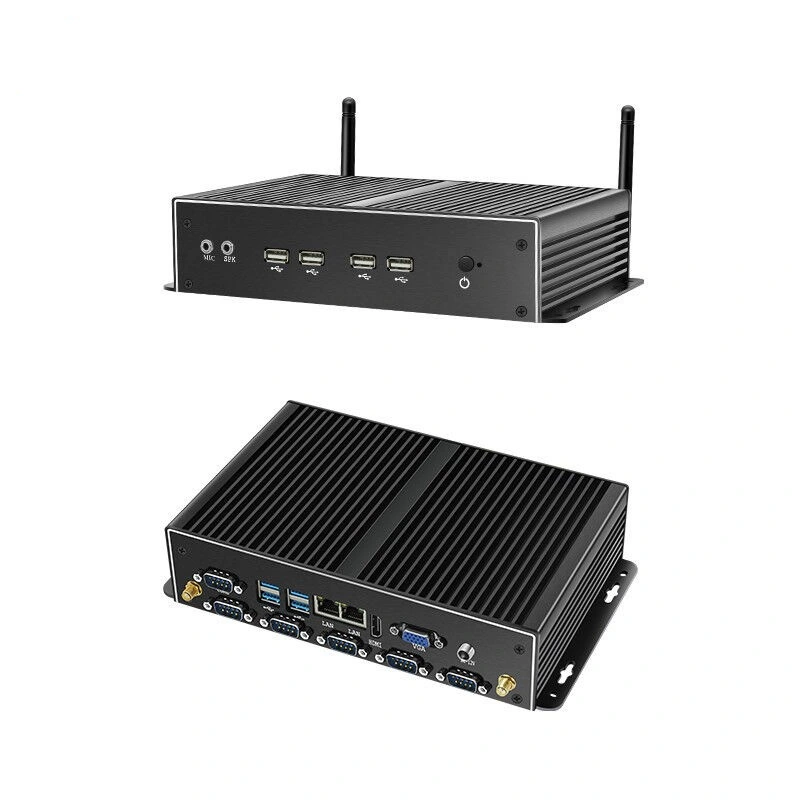 4G 5g WiFi Network Dual LAN Mini PC Fanless Small Computer J1900 N5105 CPU Mini PC Desktop Tablet Laptop Computer