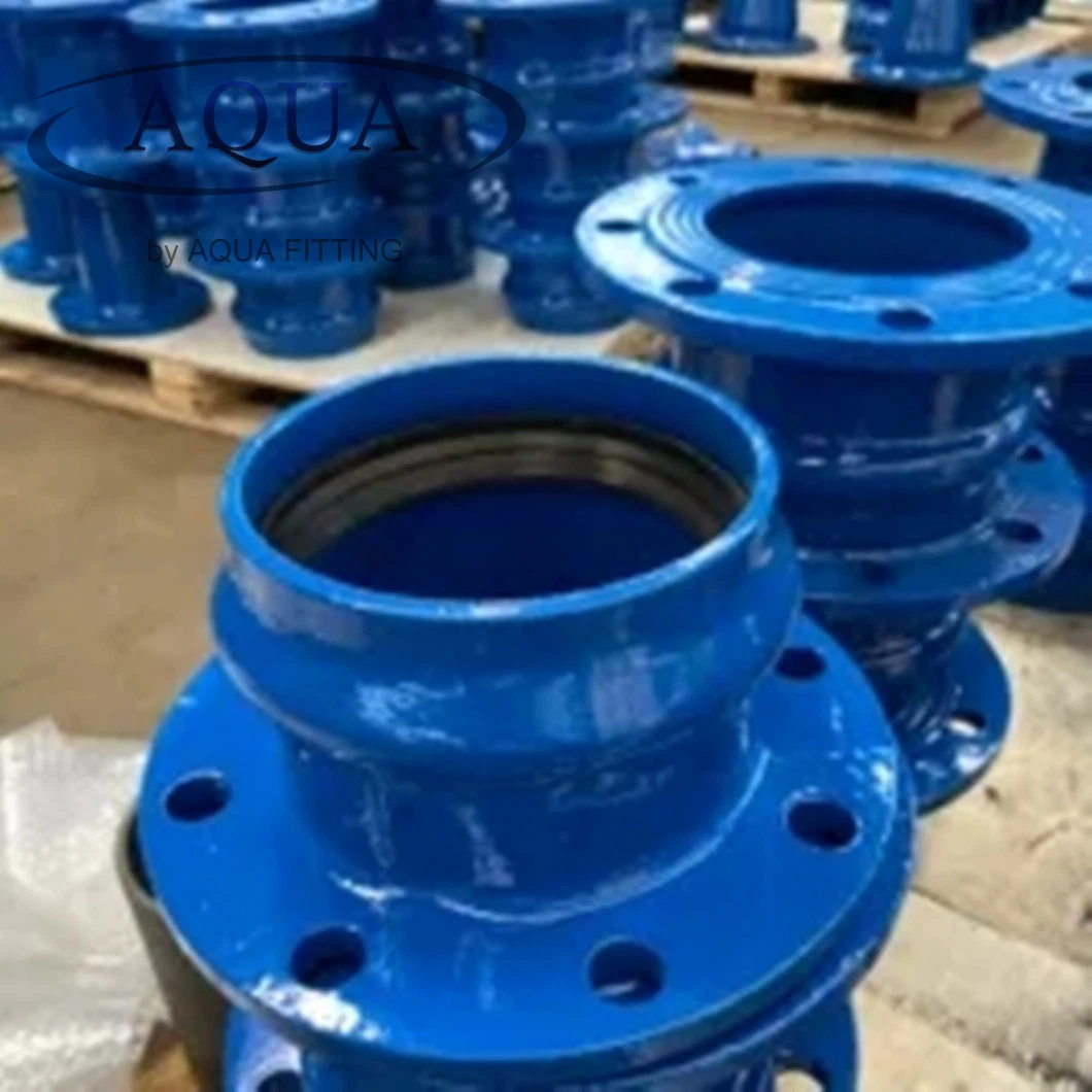 ISO2531 DN100 Ductile Cast Iron Socket Pipe Fitting Flange Sockets for UPVC Pipe