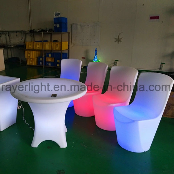 PE Material RGB Lighting Christmas Ball and Chairs Lights
