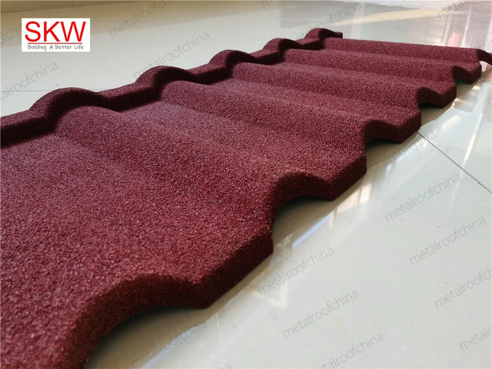 Colorful Stone Coated Steel Metal Milano Roof Tile