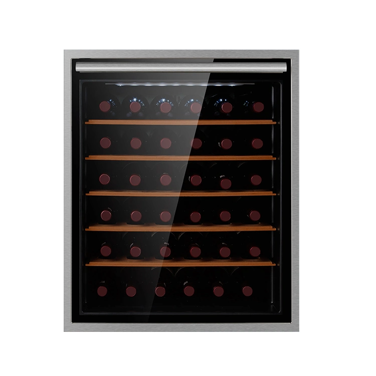 Candura 36 Garrafas 23.14 Volume"X 24.01"x 28,14" Size Compreor Electric Refrigerador de vinho construída na Adega Bancada