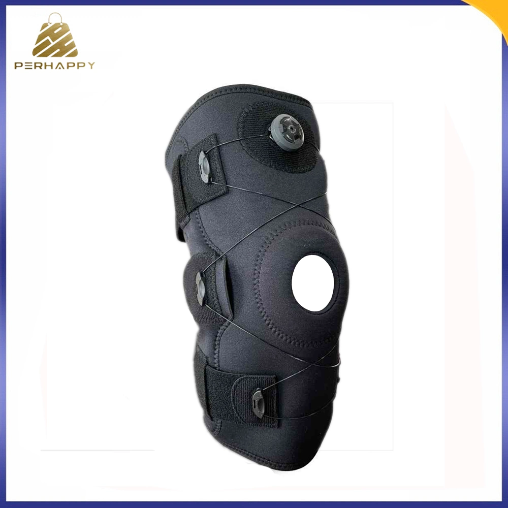 Breathable Sports Support Silicone Shock Absorbing Straps Pressurized Knee Pads