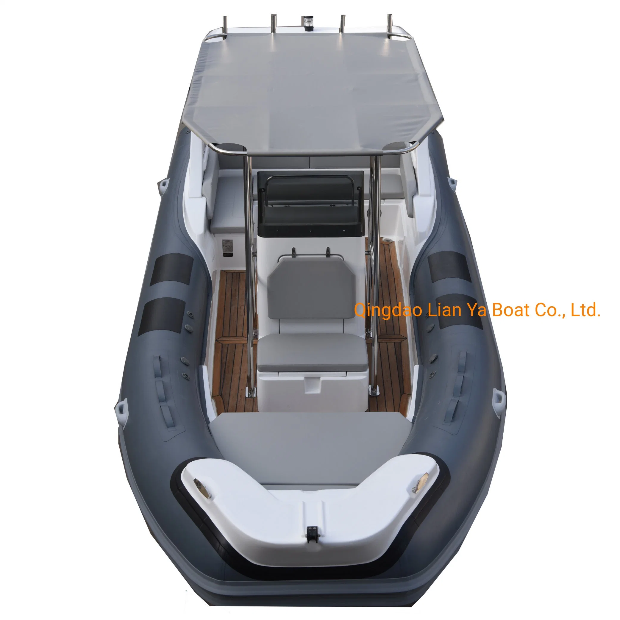 Liya 6.6m 200HP Outoard Fiberglass Fishing Sport Boat Luxury Rib Boat