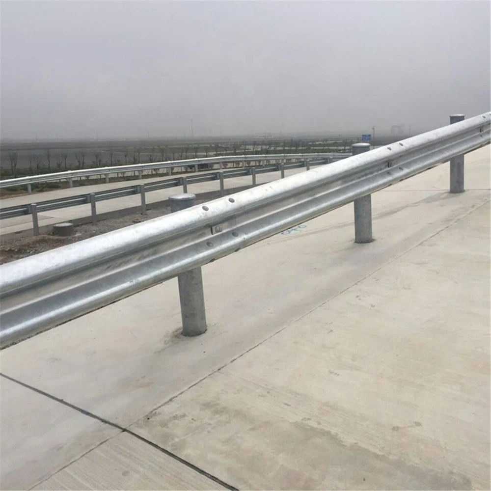 Hot Sale W Beam Galvanized Road Highway Guardrail Crash Barrier