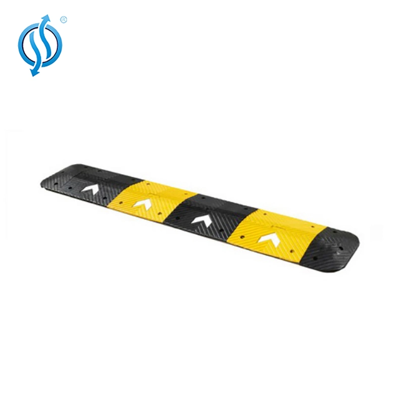 Yellow & Black 50mm Height Arrow Road Speed Hump