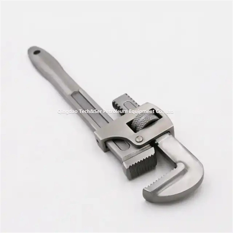 Superior Quality and Long Durability Carbon Steel 350 mm Rigid Type Pipe Wrench Made in India Cutting Tool Ratchet Wrench