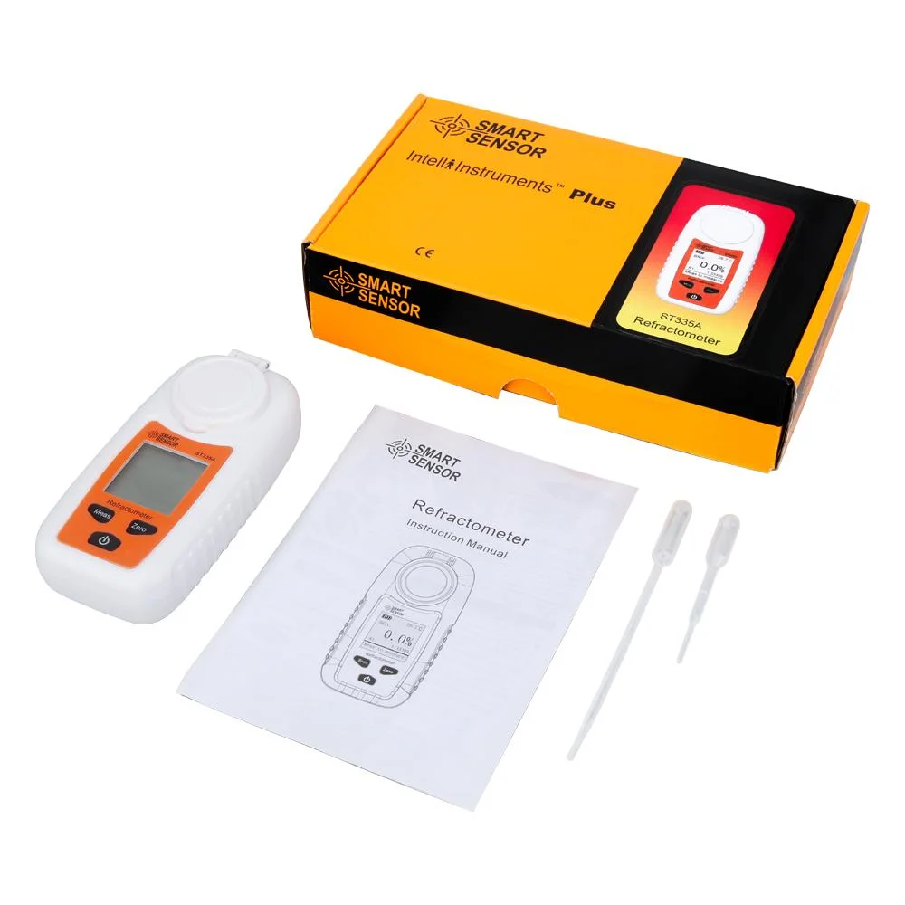 Le réfractomètre numérique LCD Compteur de sucre 0 à 35 % Brix Saccharometer Densitomètre pour le vin de fruits de la bière de l'alcool Test de concentration de sucre