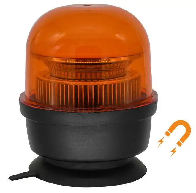 Magnetic Pole Mounting Warning Light Signal Light LED Rotating Beacon