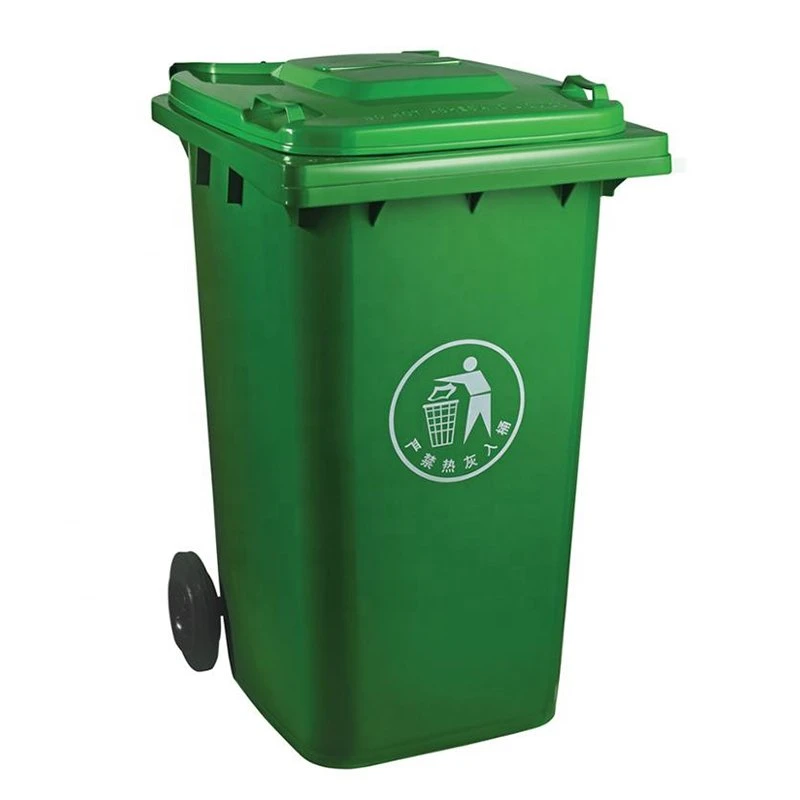 Пластмассовые мусорные ведра 120L 240L 360L Moving Garbage