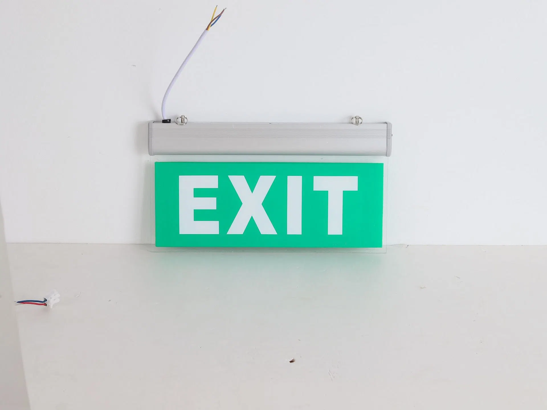 Wall-Mounted Emergency LED Light Exit Sign Easy Installation for Various Locations