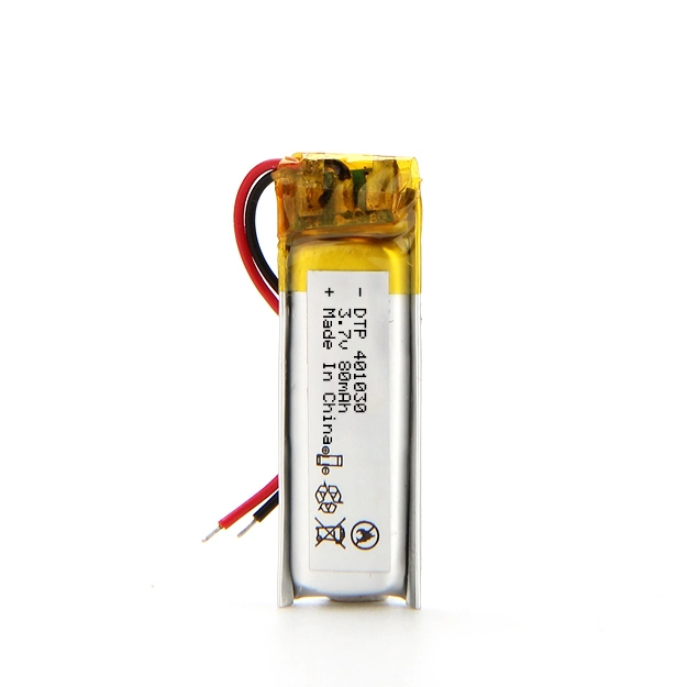 Power Supply Lipo Battery 3.7V 80mAh Lithium Polymer Battery 401030 for MP3 MP4 Player