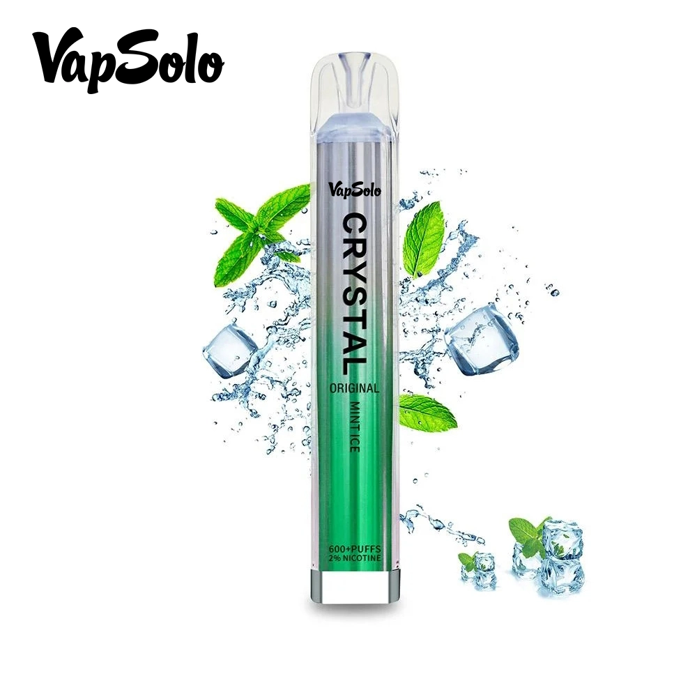 Atacado barato Crystal Vape 600 Puffs descartáveis Vape Fast Delivery Venda a quente na Europa