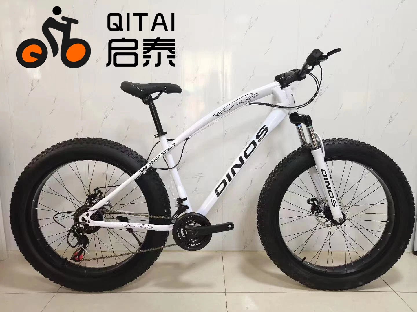 2021 Nuevo diseño del modelo 26*4.0 pulgadas neumático de bicicleta de montaña con grasa de color brillante 21 Marcha Bike