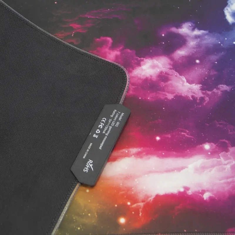 Custom Sublimation Printing Large Size Anti Slip Rubber RGB Gaming Mouse Pad