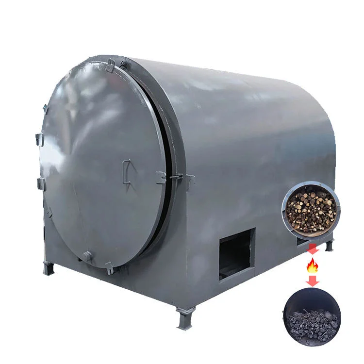 Carbonization Furnace for Carbonizing Pini Kay Wood Briquettes