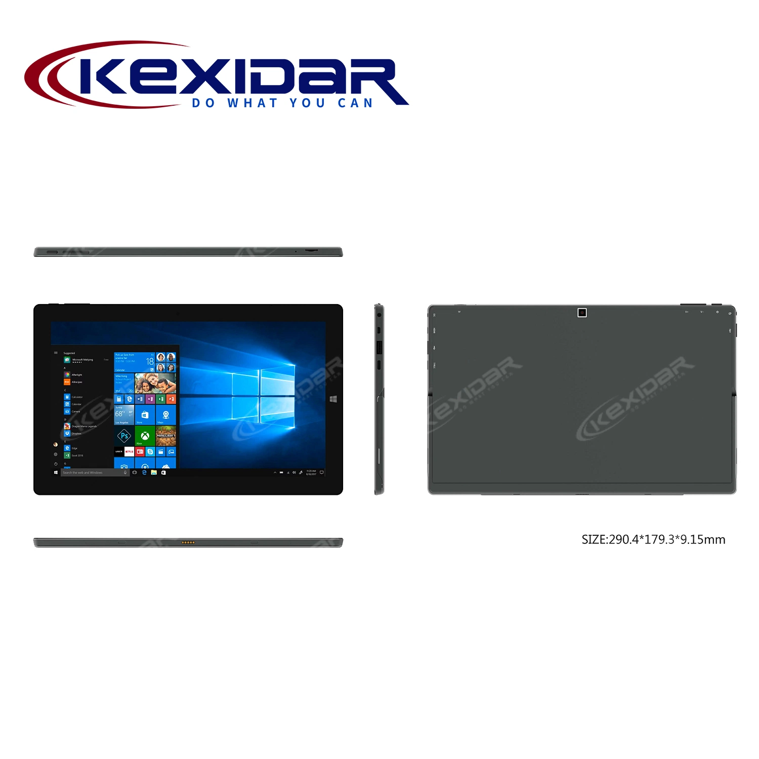 11.6 Inch Popular 2 in 1 WiFi Tablet with Keyboard and Windows 10/11