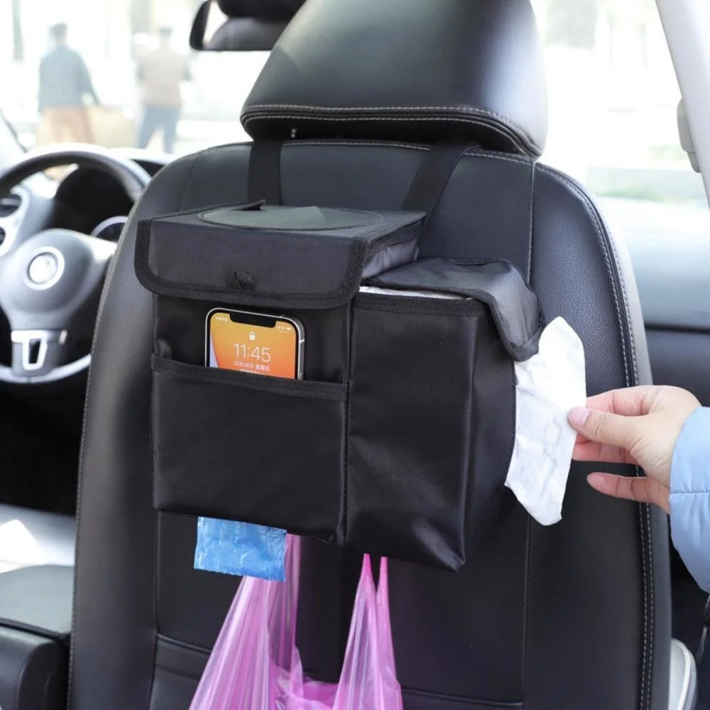 Multifunctional Car Trash Can Tissue Box Bl20461