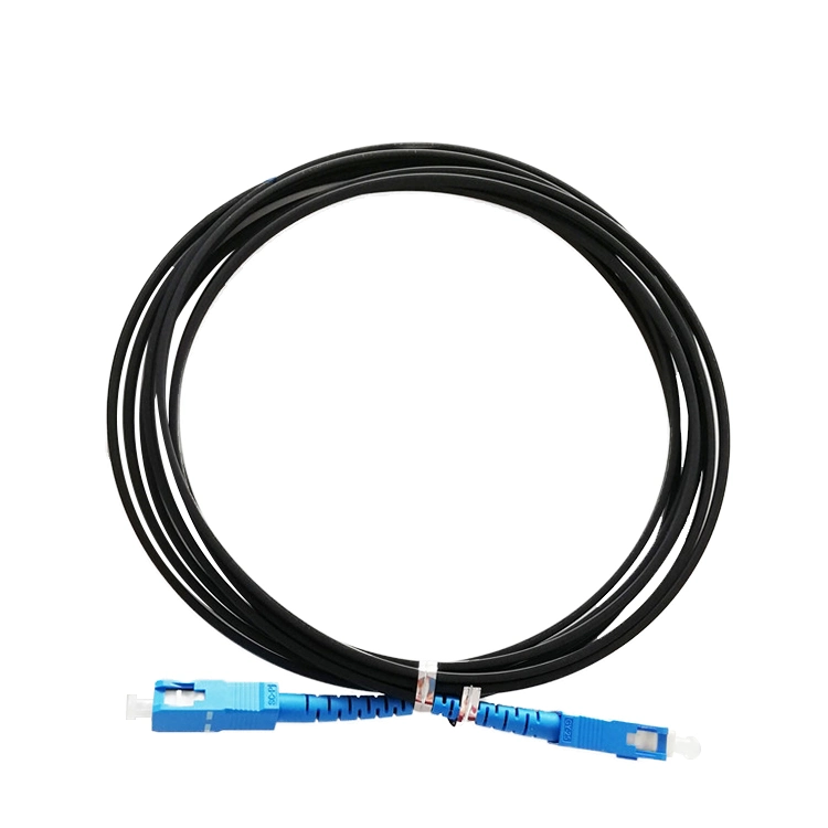 FTTH Outdoor/Indoor 1 Core LSZH G657A1 Fiber Optic Drop Cable Patch Cord with Sc/APC Connector