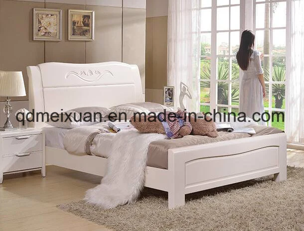 Solid Wooden Bed Modern Beds (M-X2792)