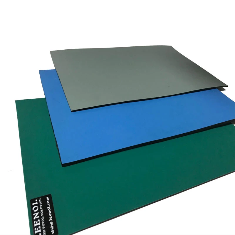 Leenol Cleanroom Green Table Mat Industrial Static Dissipative Mats