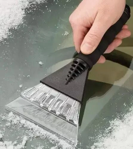 Heavy Duty EVA Handle Transparent Ice Scraper Hand Ice Scraper with Custom Logo