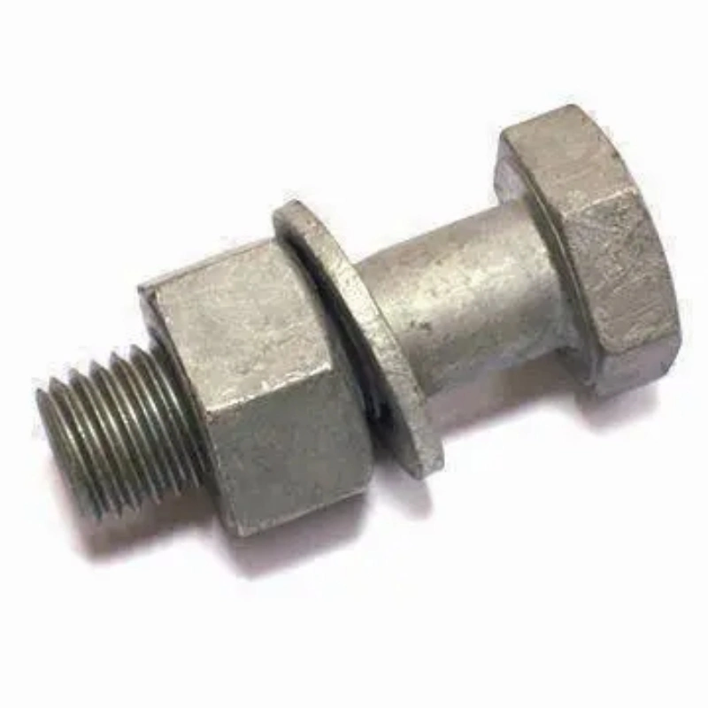 DIN 6914 ISO 7412 Heavy Hexagon Structural Bolts, Galvanized, HDG.