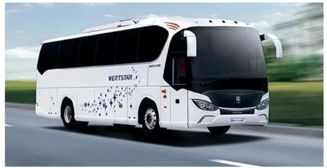 12 Meter Diesel Personenbus / Asiastar Hot Sale Coach / 50 Sitzplätze Bus / Euro 3 Emissionsbus