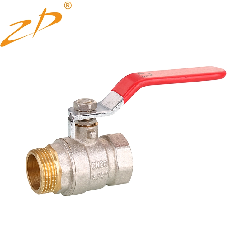 1/2"-2" F/M Bsp Pn40 ISO 9001 OEM/ODM Nickel Plating Brass Ball Valve