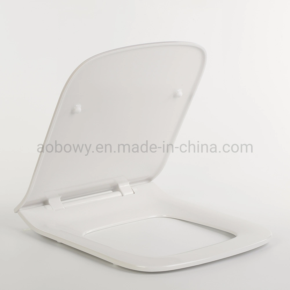 Easy Cleaning Wc UF Material High quality/High cost performance Slow Close Square Toilet Seat Online