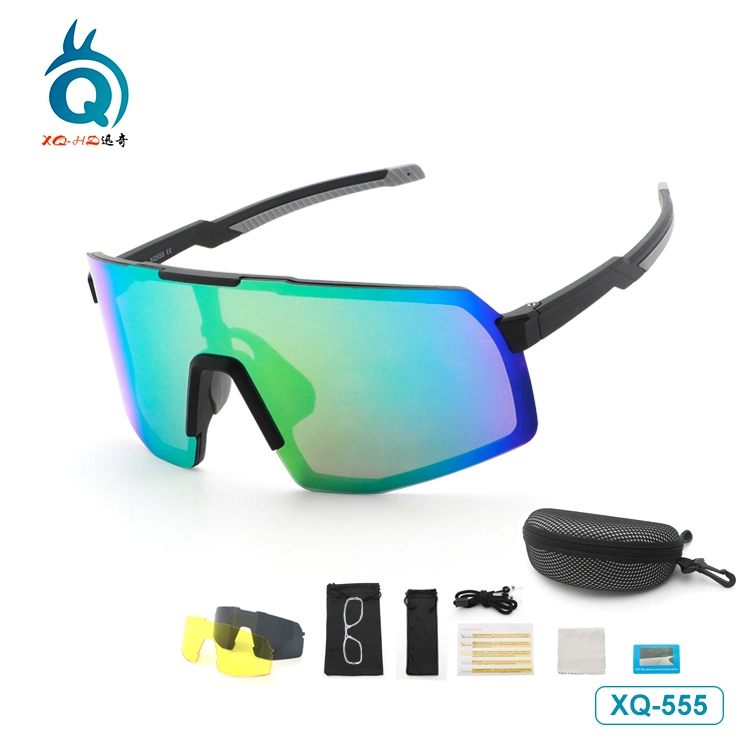 Interchangeable Lens UV400 Sports Sunglasses Set