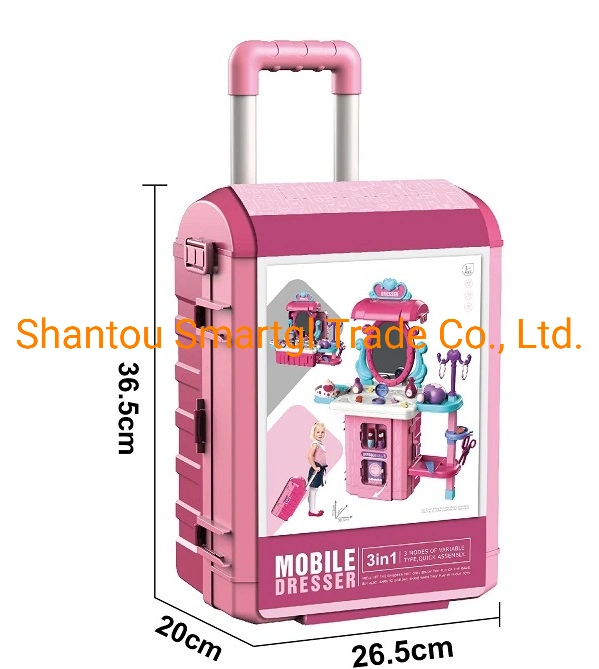 3 in 1 Dressing Trolley Toy Case