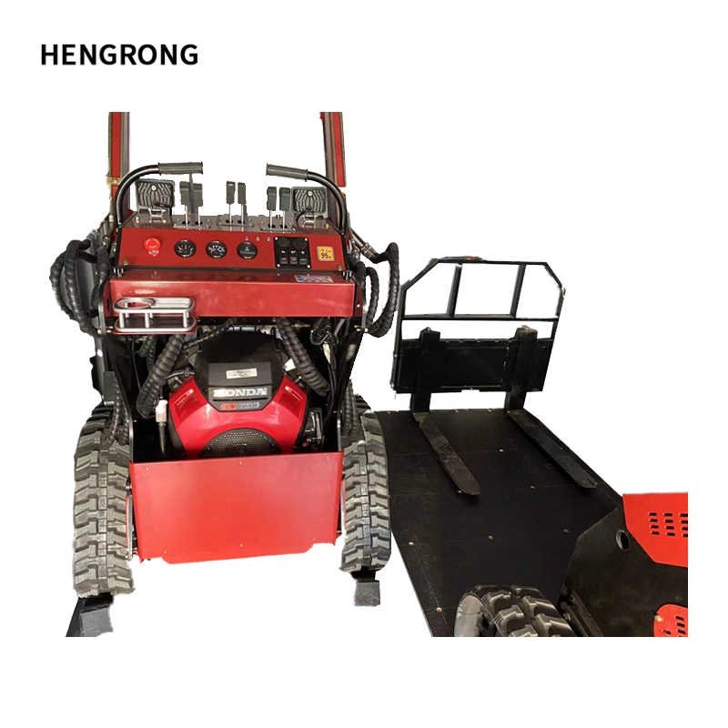 Hydraulic System Rated Load 400 Kg Wholesale/Supplier Mini Skid Steer Loader with Auger for Farm Equipment