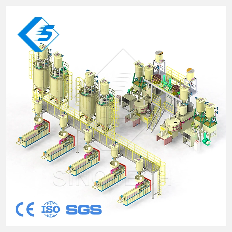 Pulvermischer/Kunststoffmischer/Mischanlagen/Chemiemischer/Industriemischer/Dosiersystem/Vakuumförderer/Automatischer Zuführbetrieb/Mixer/Mischmaschinen