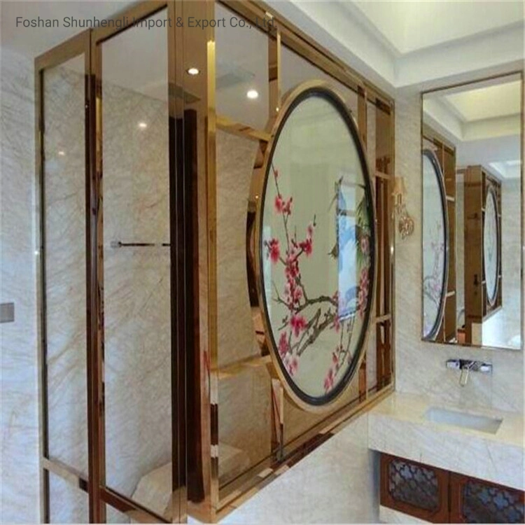 Customized Door Frame Gold / Rose Gold/ Black Stainless Steel Glass Door Frame or Elevator Frame