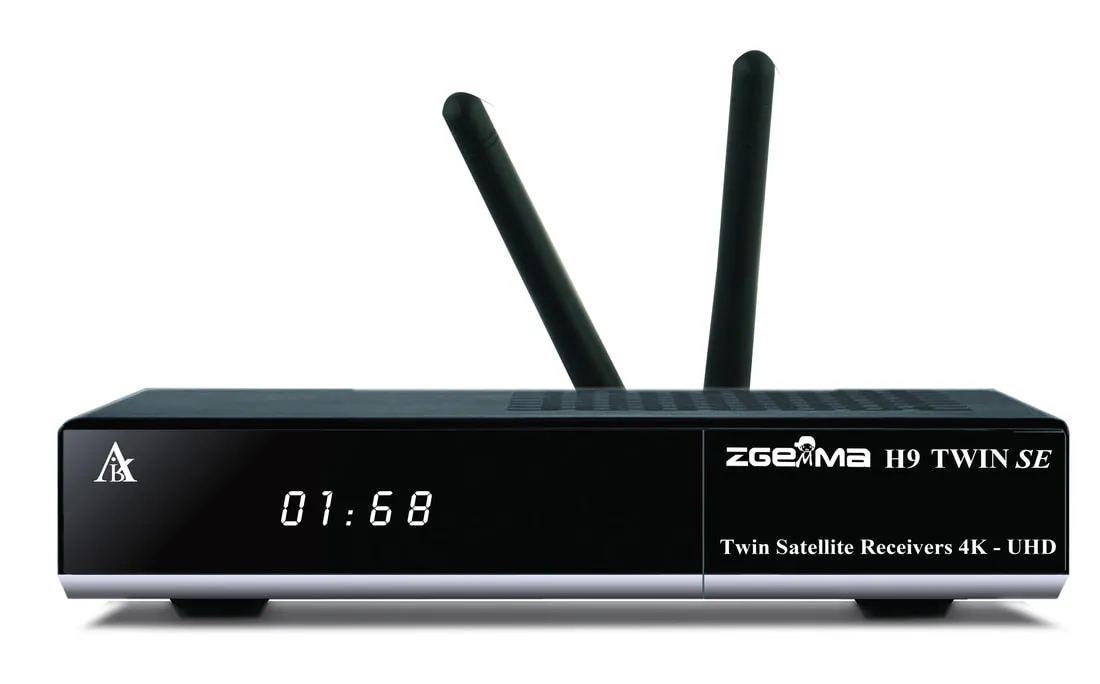 Caixa de TV Zgemma H11s DVB-S2X sintonizador integrado suporte para 4K-2160p Sistema operacional Linux Enigma2