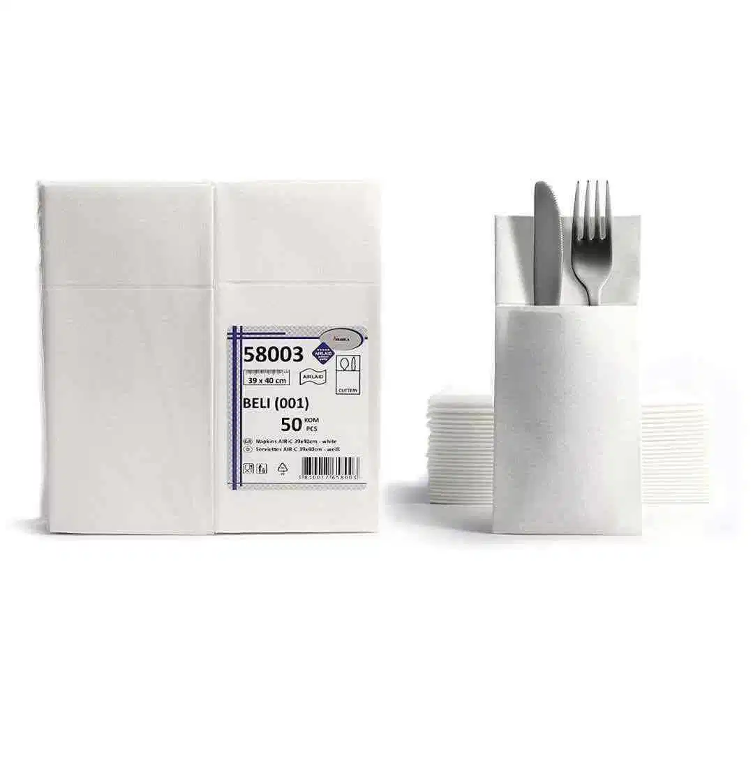 Airlaid Serviette Dinner Paper Luxury Napkin Tissue Paper for Wedding