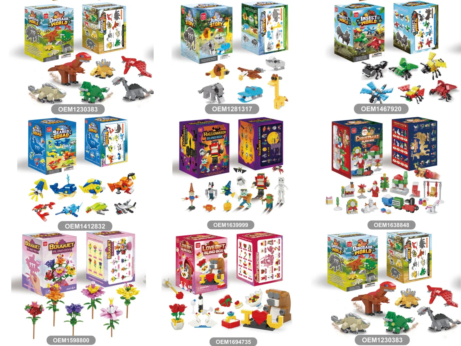 Todos os brinquedos aqui! Catálogo Crianças brinquedos educacionais plástico DIY plástico Atacado Gift Baby RC carro Intellectual Educational brinquedos