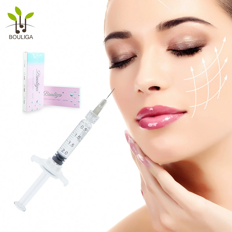 Crosslinked 2ml Derm Line Hyaluronic Acid Dermal Filler for Anting Age