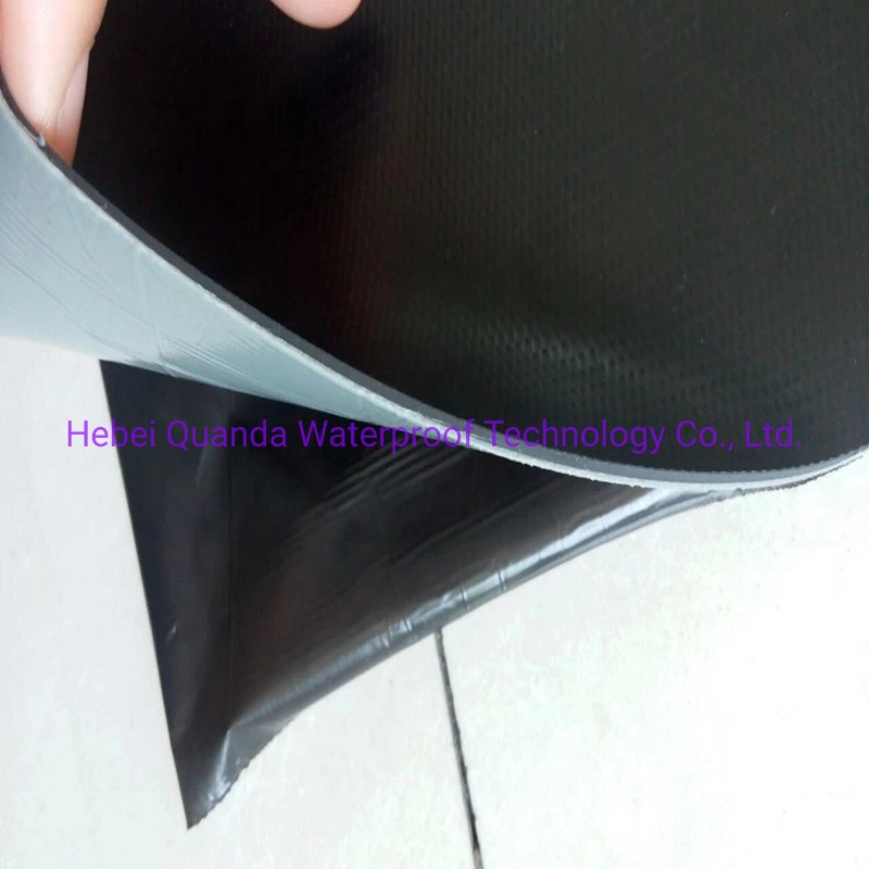 Single Sides Self Adhesive Roof Membrane EPDM Rubber Waterproof Membrane