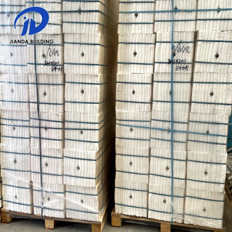 Jianda Thermal Insulation 1430 Ceramic Fiber Module Refractory Material for Industrial Kiln Wall Lining Backing (JDTX-HG-04)