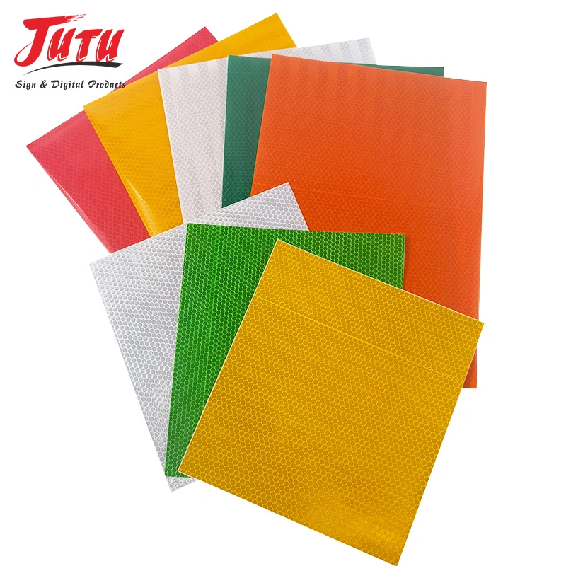 Jutu Environmental Protection No Trace of Lasting Adhesion Color Beautiful PVC Reflective Sheeting