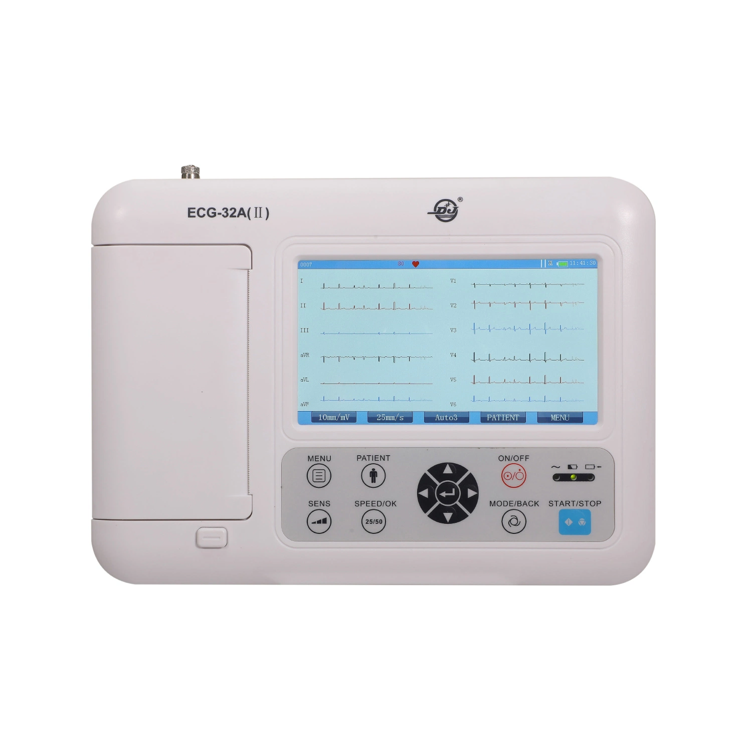 Medical Equipment Digital Portable ECG Machine with Touch Screen