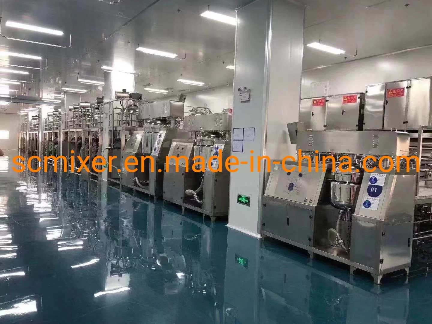 Chemical Shampoo Toothpaste Lotion Cream Production Line Equipment Vacuum Mixer Emulsifying Homogenizer Machine