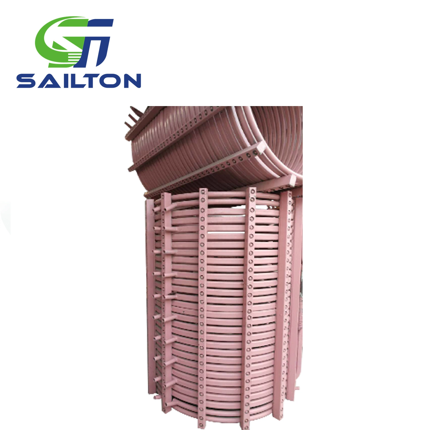 750kw 50Hz Induction Furnace Aluminum Copper Tube Shell Coil