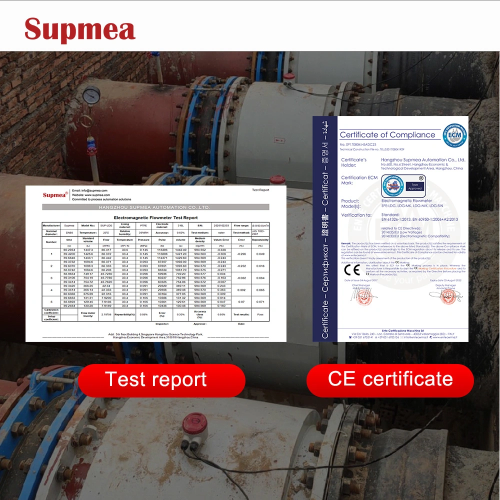 Clamp Electromagnetic Flow Meter Flow Meter Price Water Digital Flow Meter