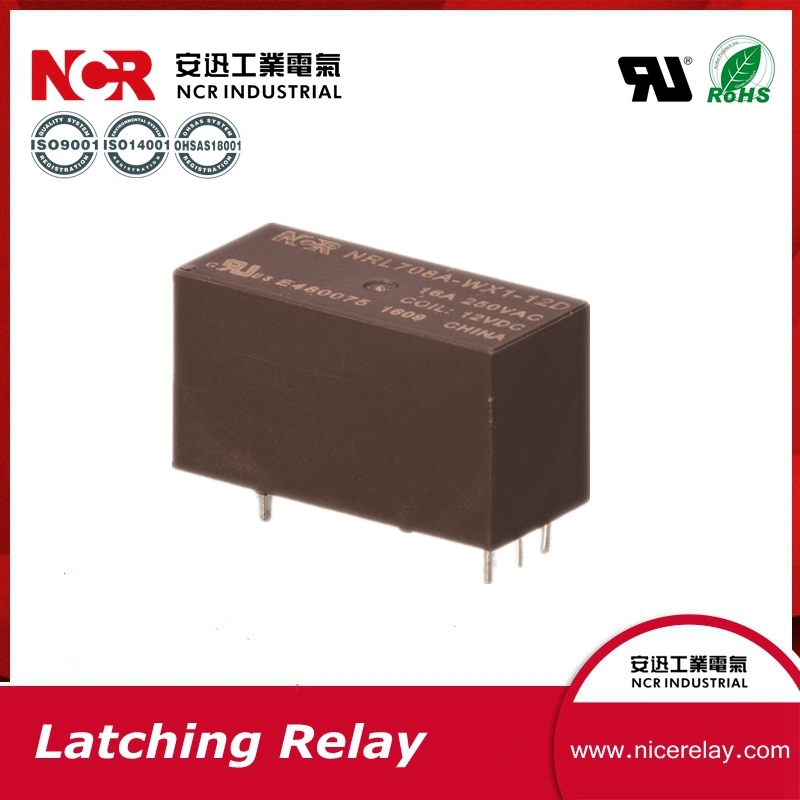 1 Phase 16A PCB Latching Relay with UL Nrl708A-9VDC