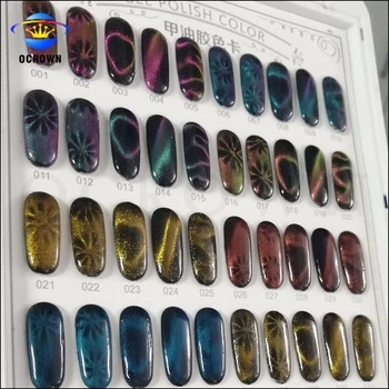 Magic Cat Eyes Magnetic Chameleon Pigment Mirror Effect Mica Powder for Nail Art