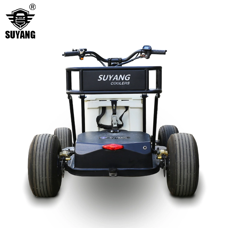 4000W Electric Cooler Scooter with 45qt Cooler Box 4WD ATV for Outdoor