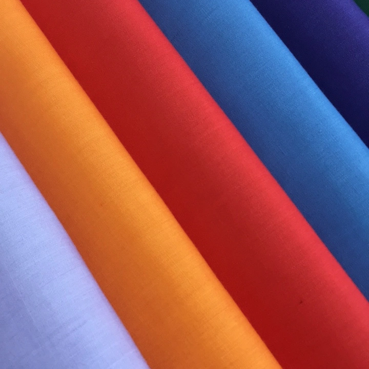 T/C65/35 45X45 110X76 240cm Width 105GSM Poplin High quality/High cost performance  Home Textiles Fabrics Bedding Sheets